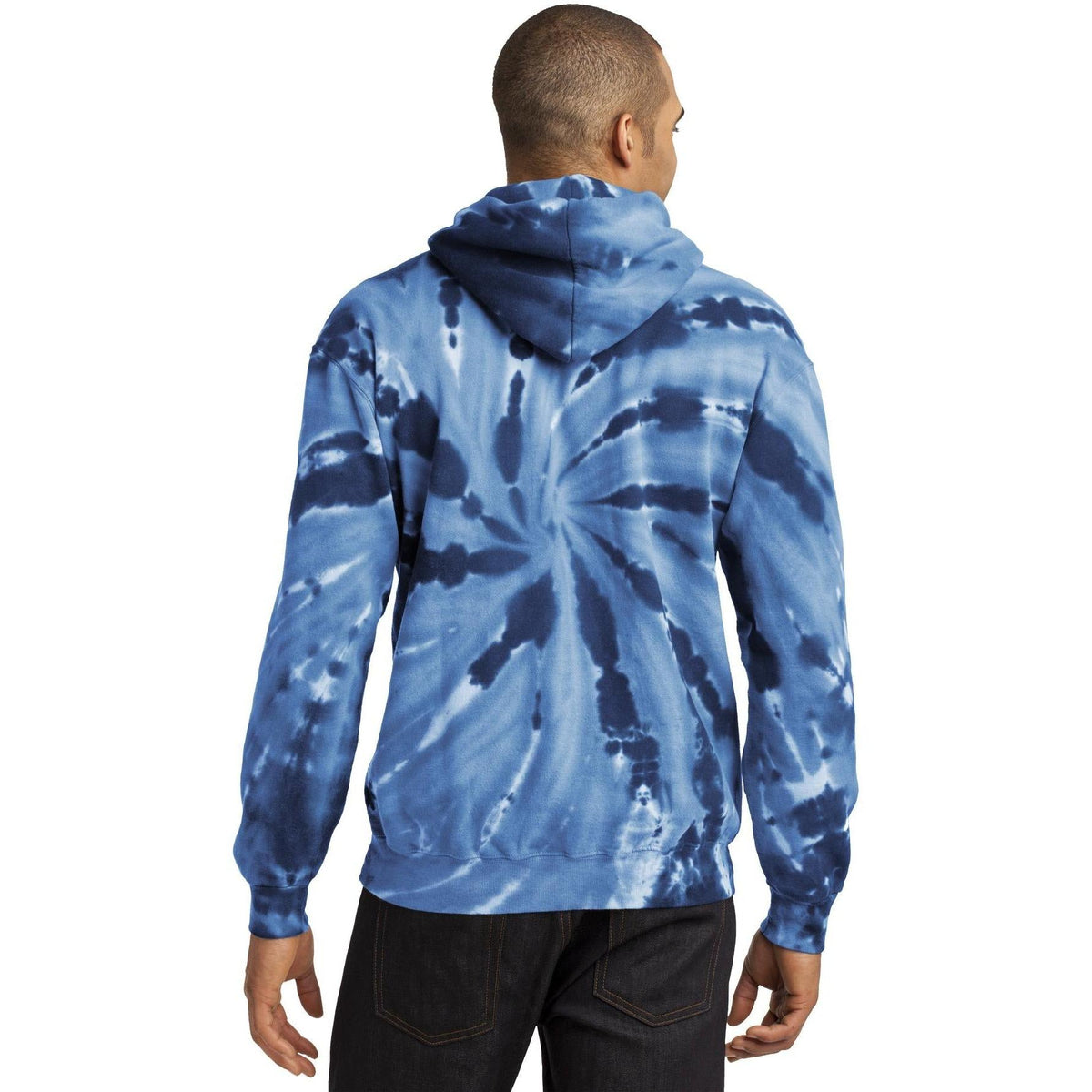 no-logo Port & Company Tie-Dye Pullover Hooded Sweatshirt-Regular-Port & Company-Thread Logic