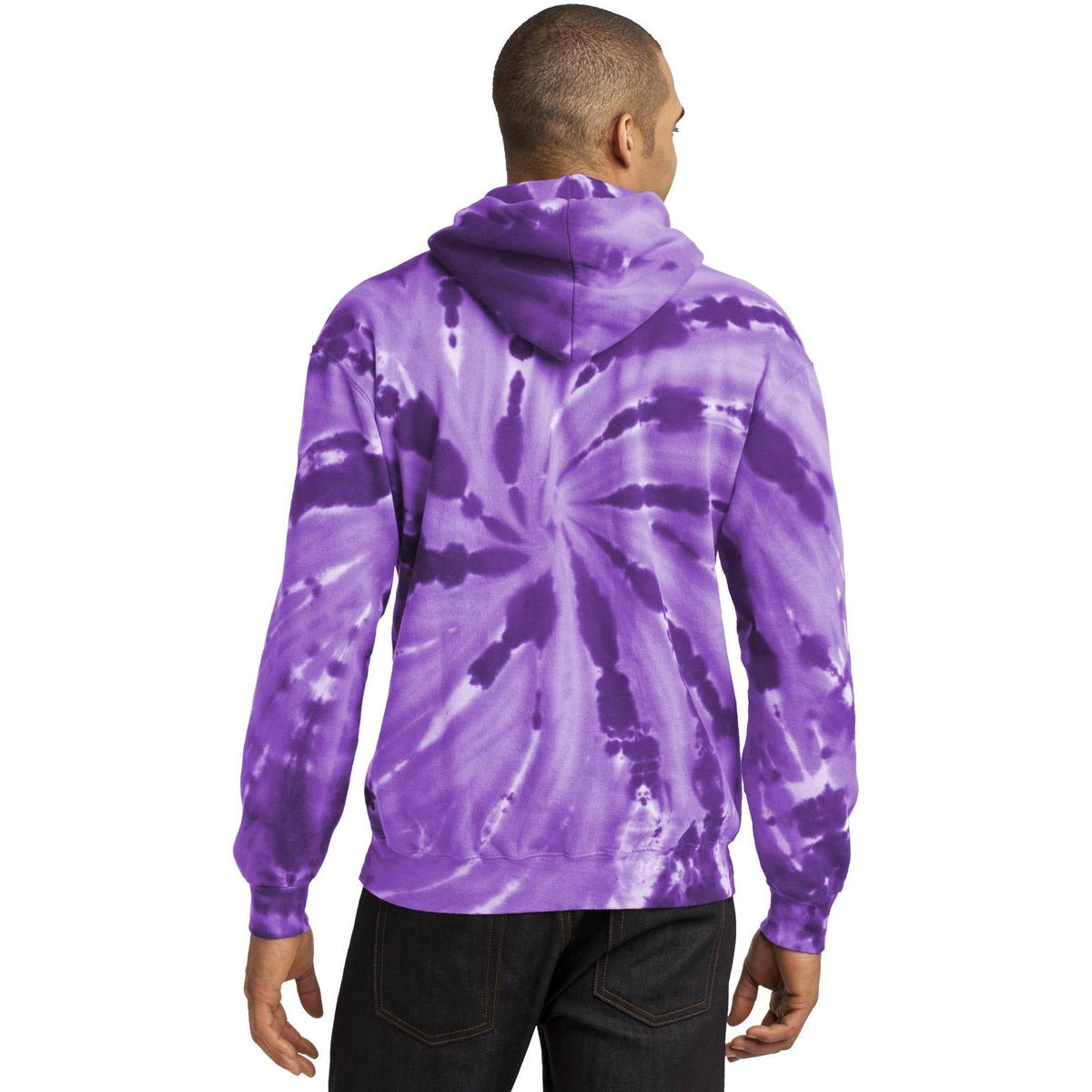 no-logo Port & Company Tie-Dye Pullover Hooded Sweatshirt-Regular-Port & Company-Thread Logic