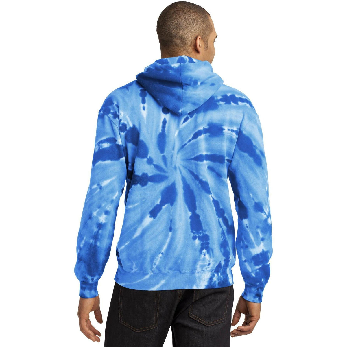 no-logo Port & Company Tie-Dye Pullover Hooded Sweatshirt-Regular-Port & Company-Thread Logic