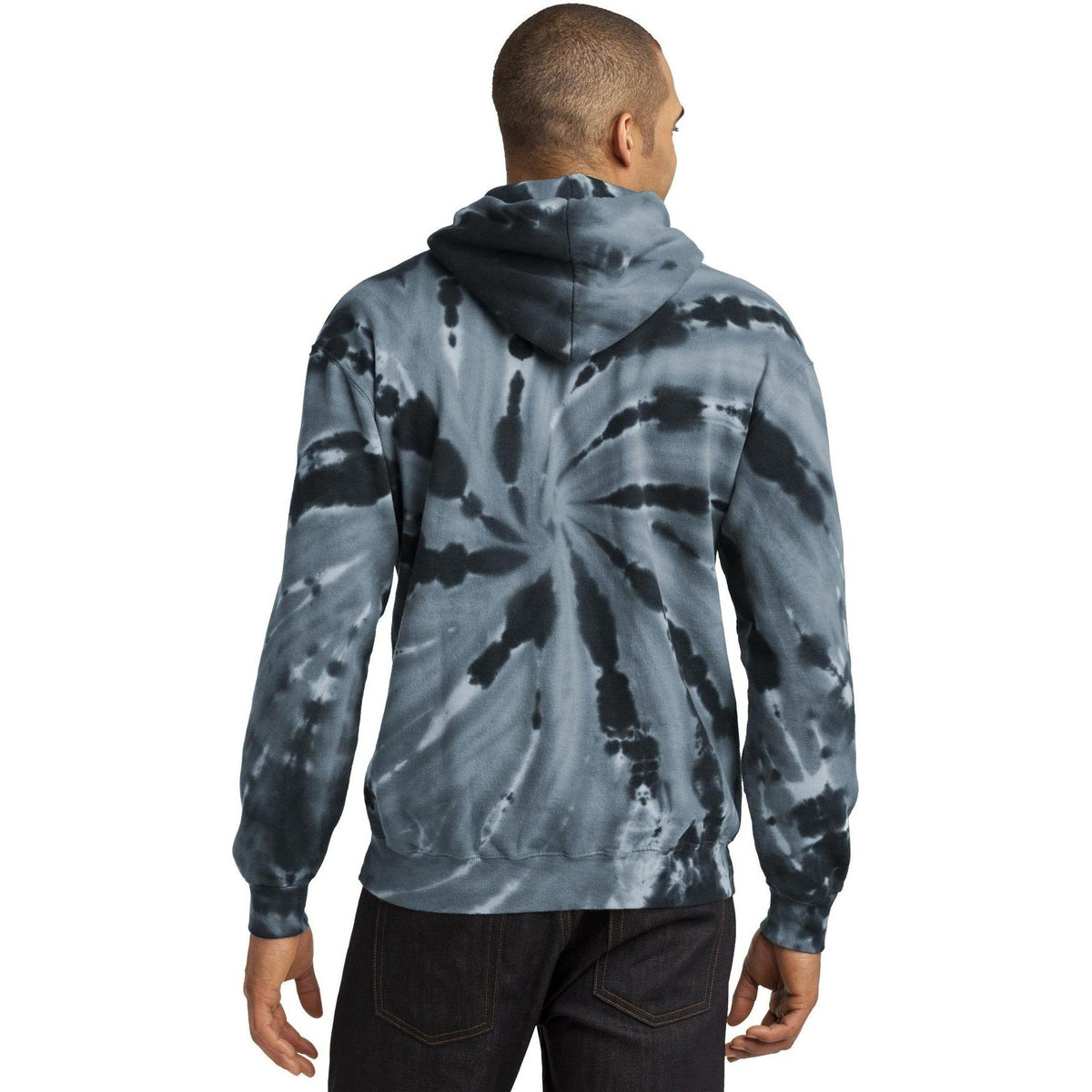 no-logo Port & Company Tie-Dye Pullover Hooded Sweatshirt-Regular-Port & Company-Thread Logic