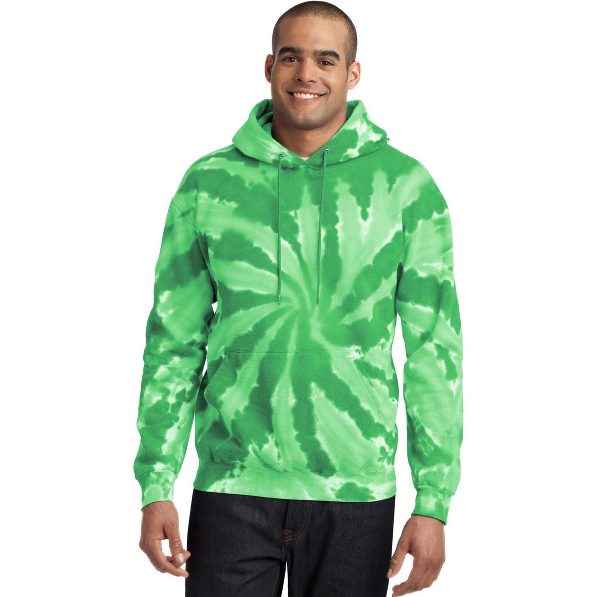 no-logo Port & Company Tie-Dye Pullover Hooded Sweatshirt-Regular-Port & Company-Thread Logic