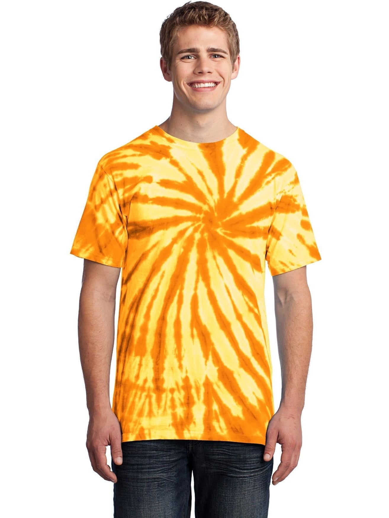 no-logo Port & Company Tie-Dye Tee-Regular-Port & Company-Thread Logic