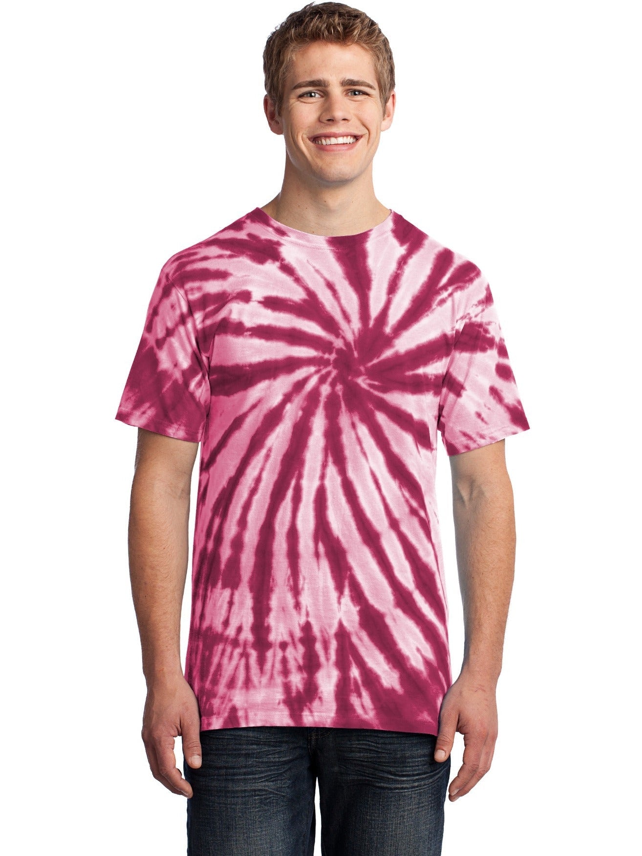 no-logo Port & Company Tie-Dye Tee-Regular-Port & Company-Thread Logic
