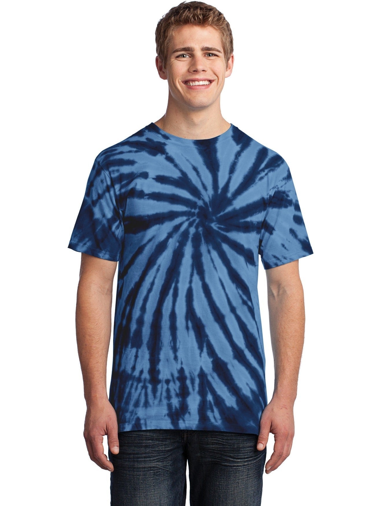 no-logo Port & Company Tie-Dye Tee-Regular-Port & Company-Thread Logic