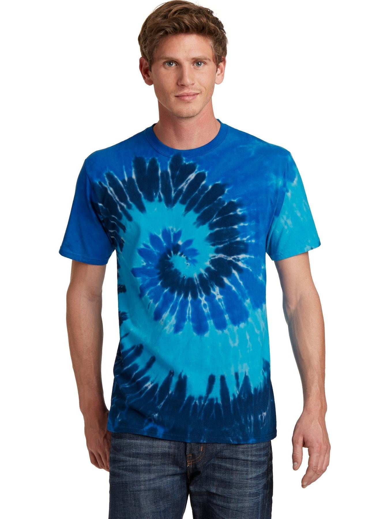 no-logo Port & Company Tie-Dye Tee-Regular-Port & Company-Thread Logic