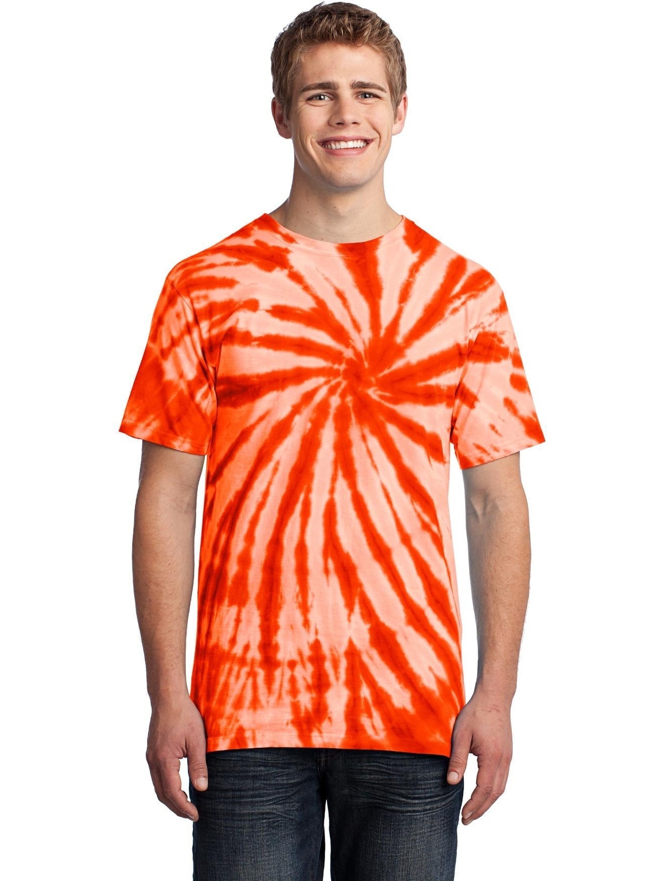 no-logo Port & Company Tie-Dye Tee-Regular-Port & Company-Thread Logic