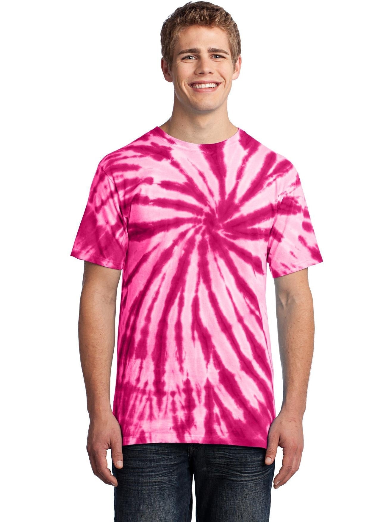 no-logo Port & Company Tie-Dye Tee-Regular-Port & Company-Thread Logic