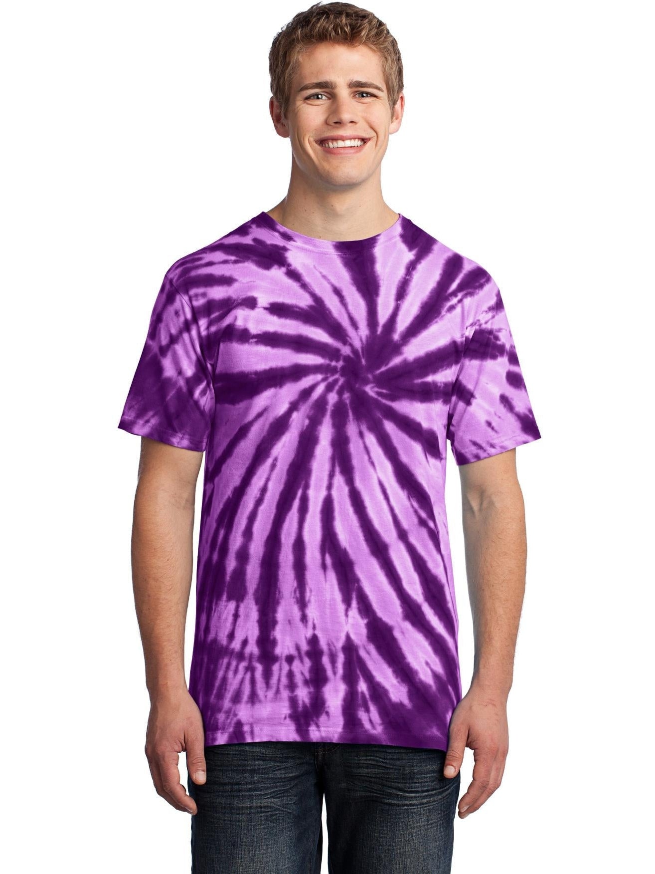 no-logo Port & Company Tie-Dye Tee-Regular-Port & Company-Thread Logic
