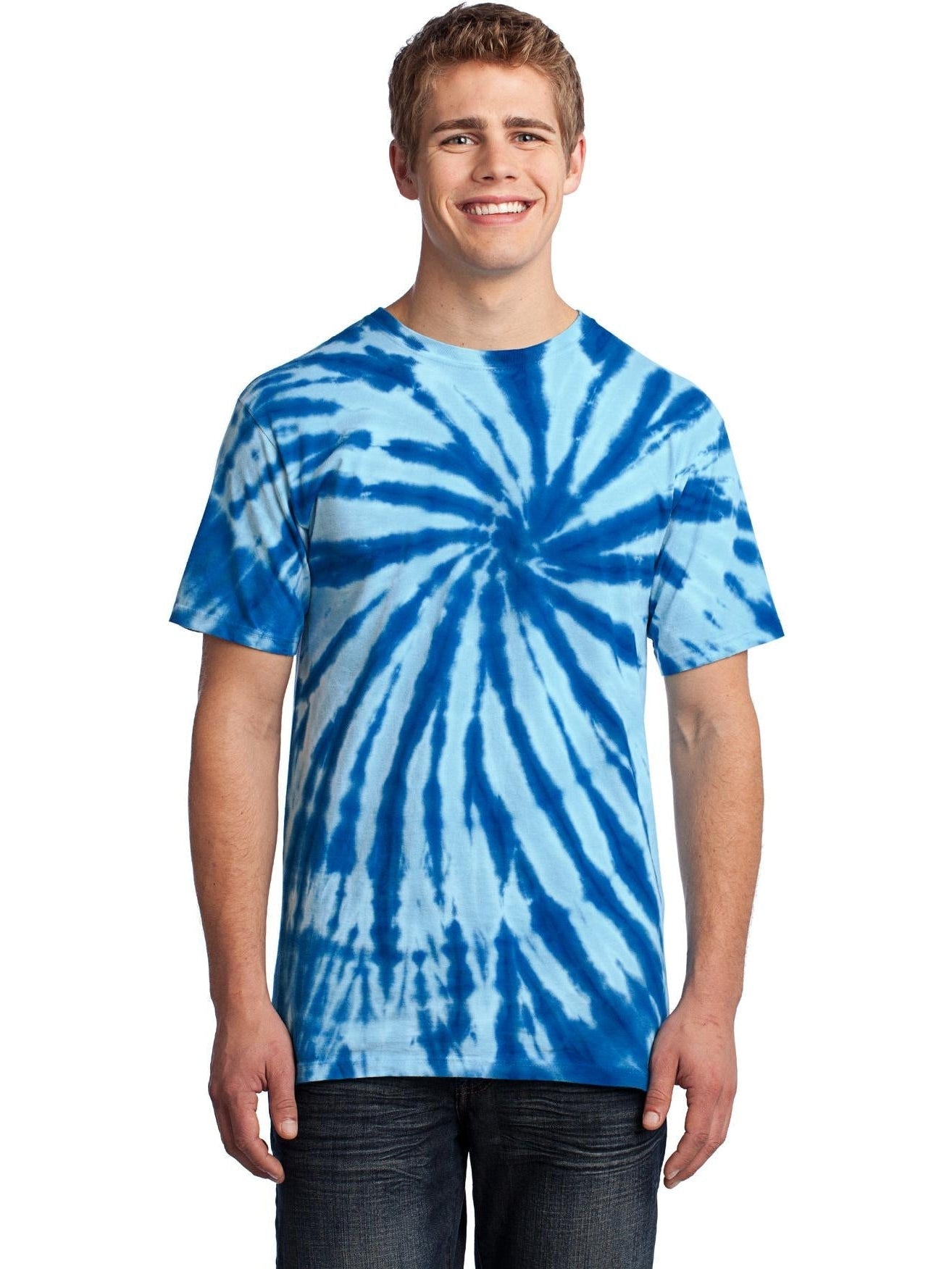 no-logo Port & Company Tie-Dye Tee-Regular-Port & Company-Thread Logic