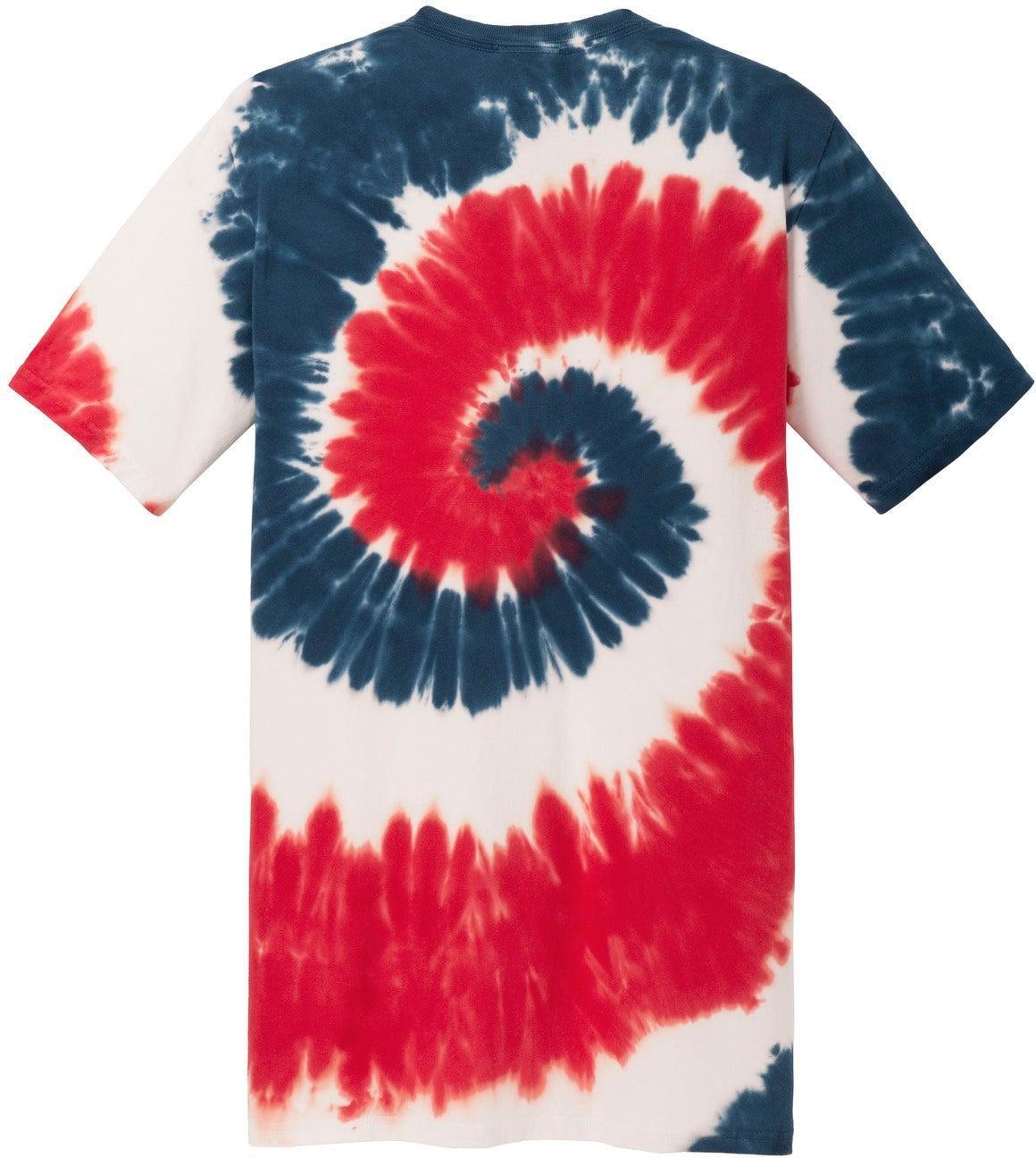no-logo Port & Company Tie-Dye Tee-Regular-Port & Company-Thread Logic