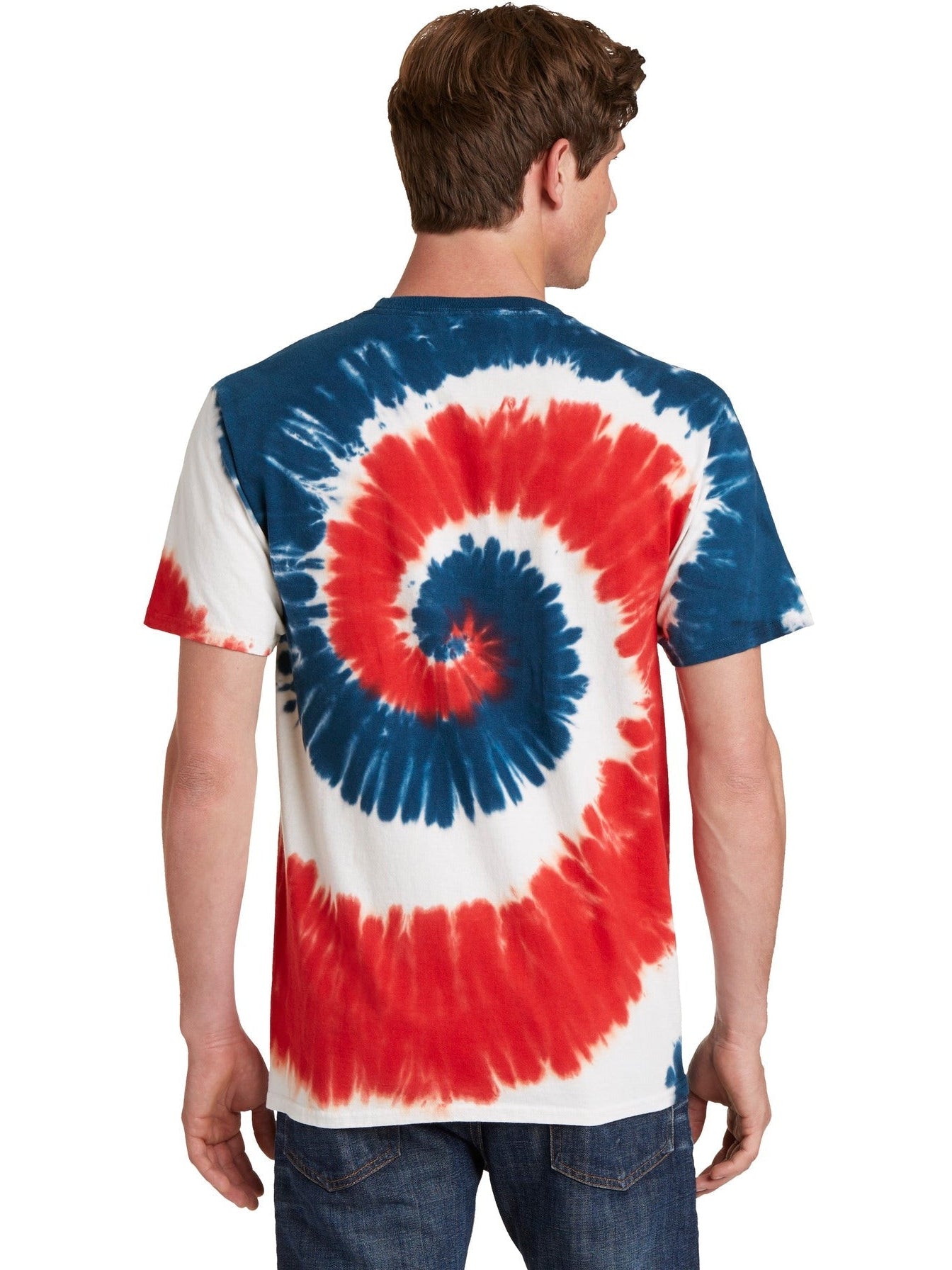 no-logo Port & Company Tie-Dye Tee-Regular-Port & Company-Thread Logic