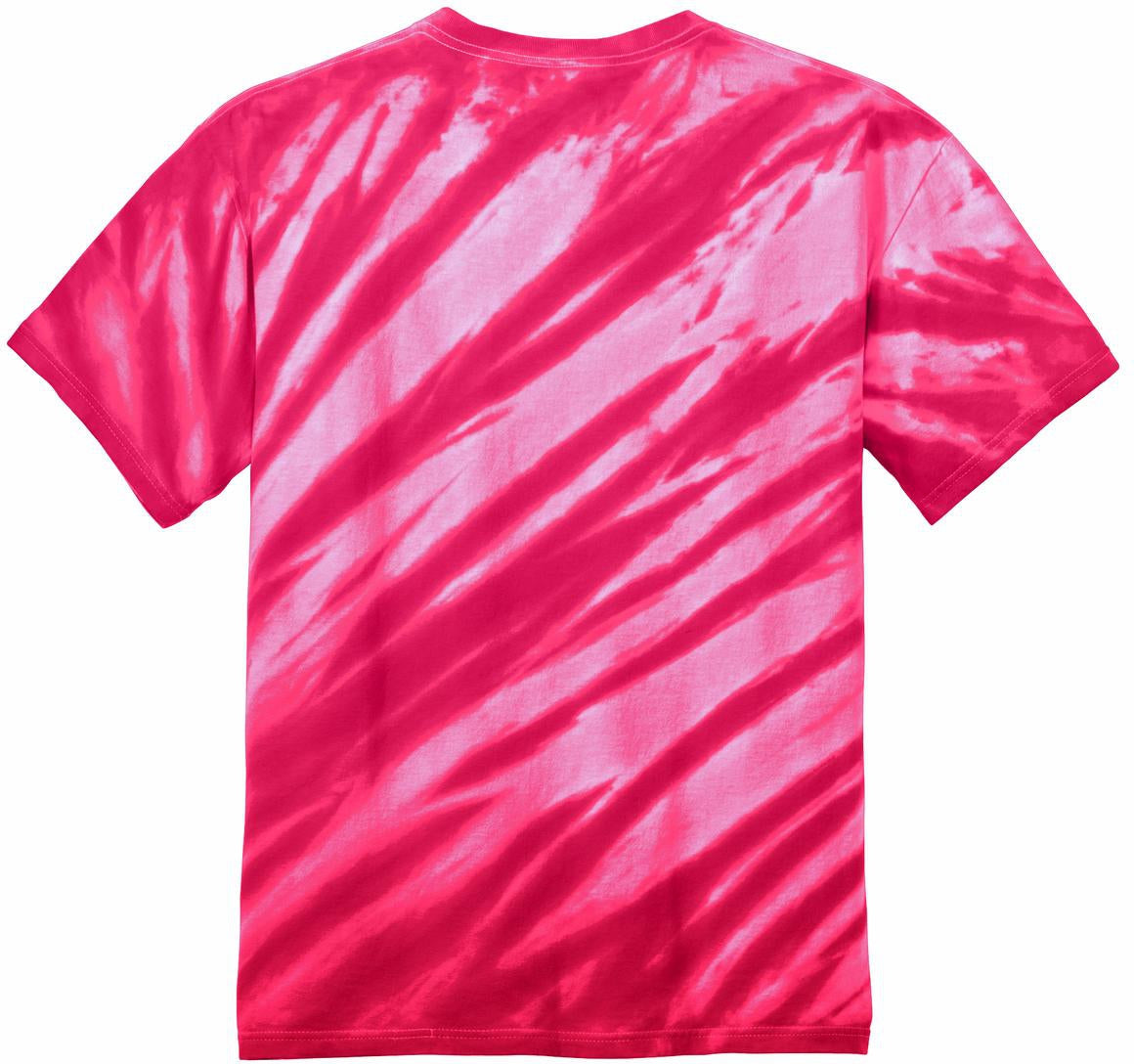 no-logo Port & Company Tiger Stripe Tie-Dye Tee-Regular-Port & Company-Thread Logic