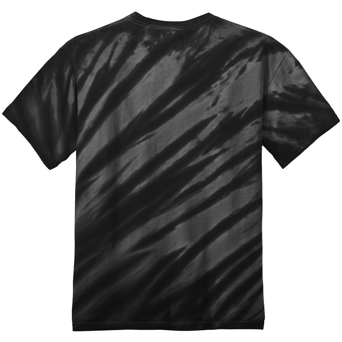 no-logo Port & Company Tiger Stripe Tie-Dye Tee-Regular-Port & Company-Thread Logic