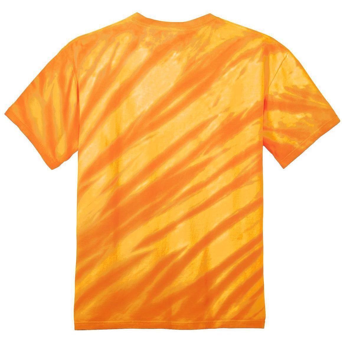 no-logo Port & Company Tiger Stripe Tie-Dye Tee-Regular-Port & Company-Thread Logic