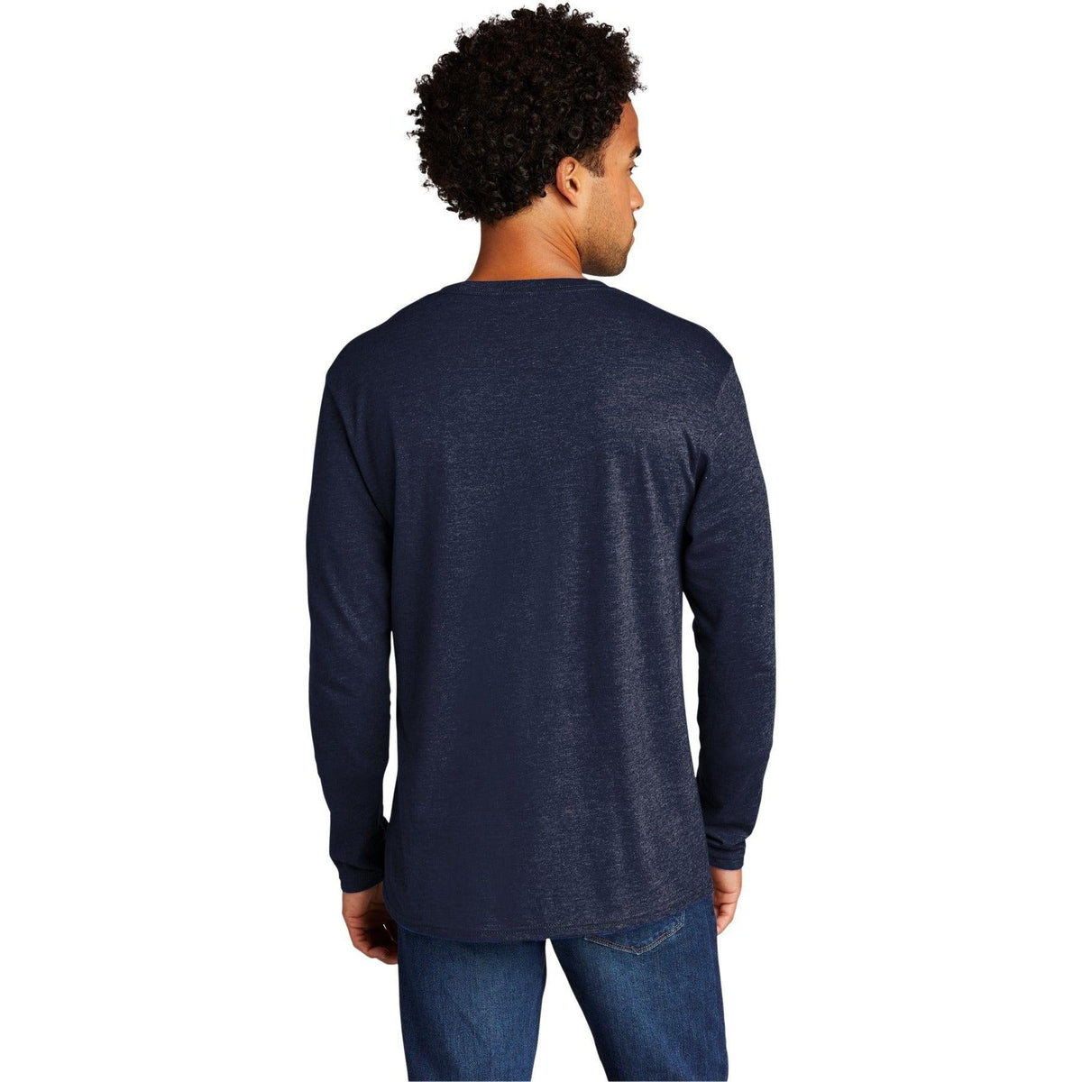 no-logo Port & Company Tri-Blend Long Sleeve Tee-Regular-Port & Company-Thread Logic