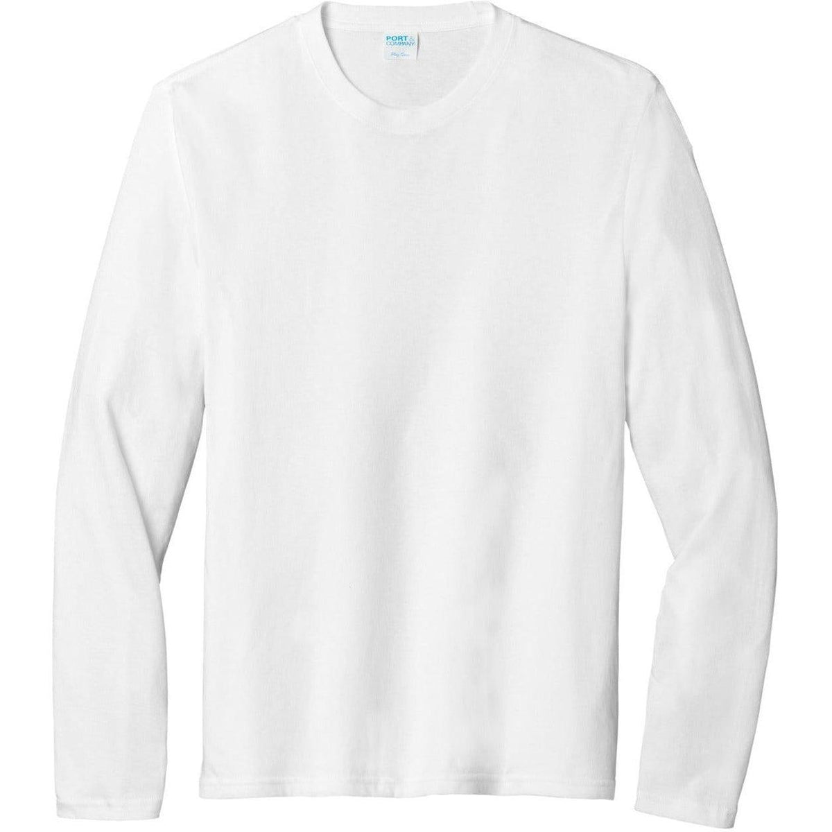 no-logo Port & Company Tri-Blend Long Sleeve Tee