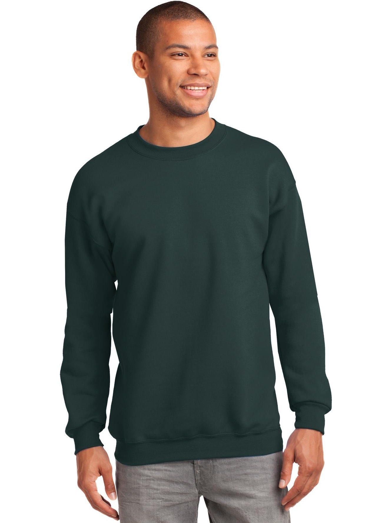 no-logo Port & Company Ultimate Crewneck Sweatshirt-Regular-Port & Company-Thread Logic