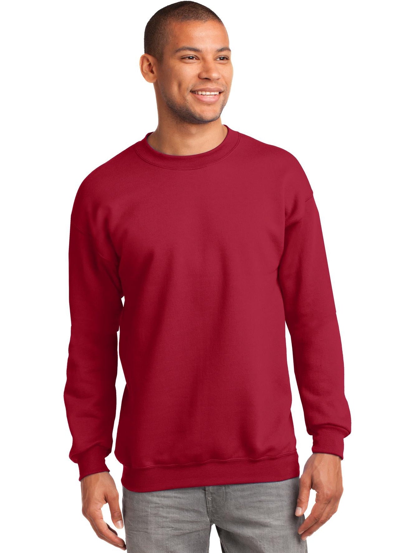 no-logo Port & Company Ultimate Crewneck Sweatshirt-Regular-Port & Company-Thread Logic