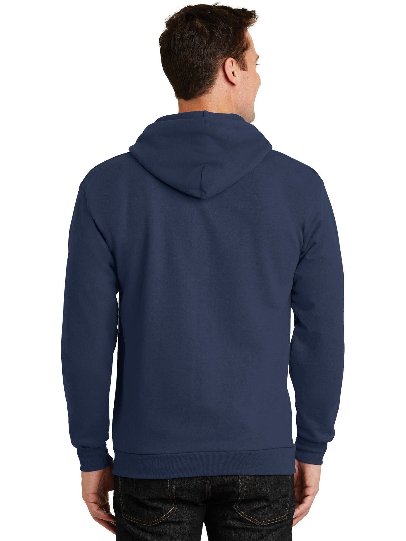 no-logo Port & Company Ultimate Full-Zip Hooded Sweatshirt-Regular-Port & Company-Thread Logic