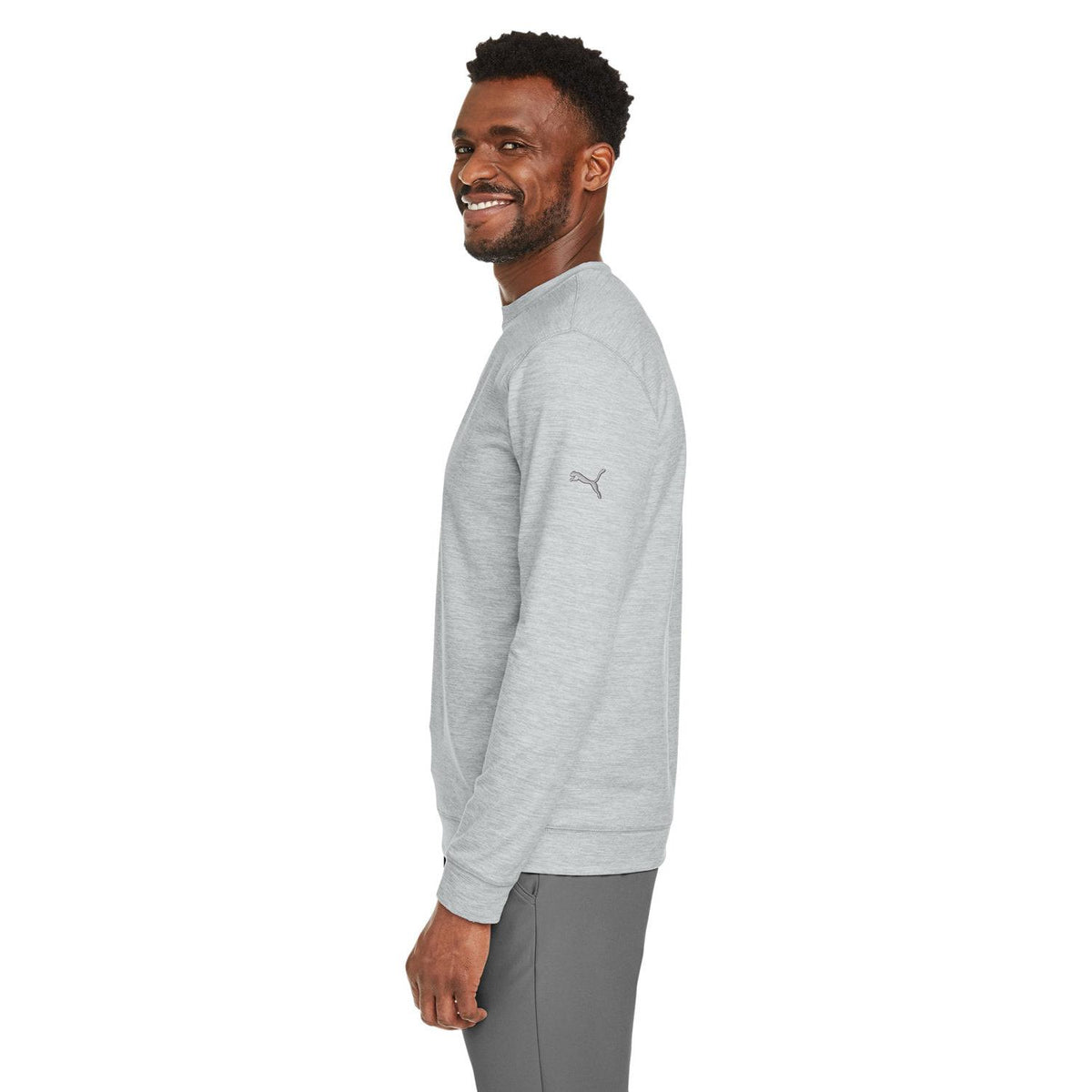 no-logo Puma Cloudspun Long-Sleeve Crew T-Shirt-Men's T Shirts-Puma Golf-Thread Logic