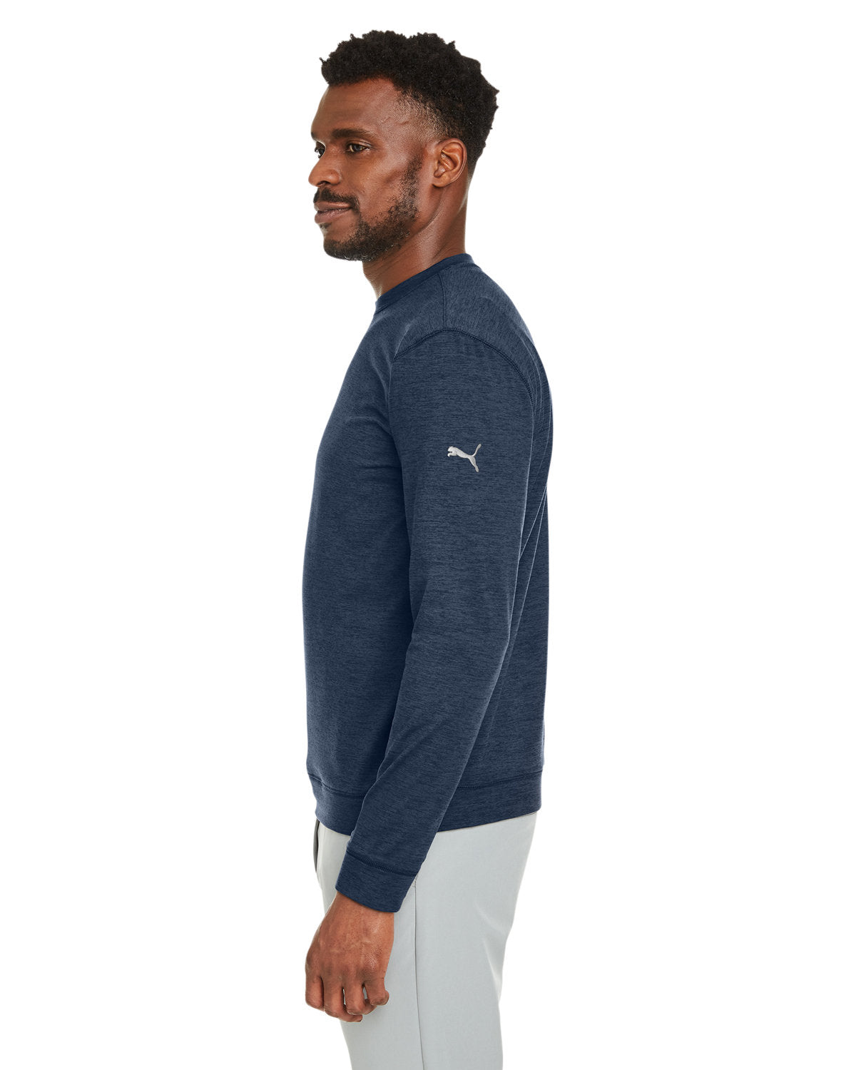 no-logo Puma Cloudspun Long-Sleeve Crew T-Shirt-Men's T Shirts-Puma Golf-Thread Logic