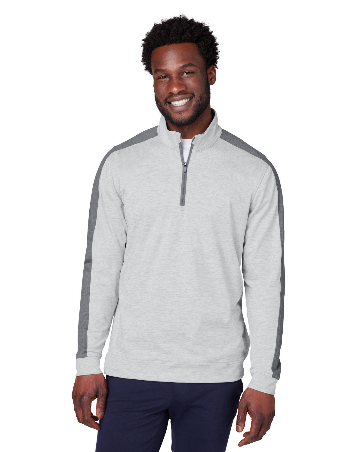 Puma Cloudspun Quarter-Zip-Knits and Layering-Puma-Grey-S-Thread Logic