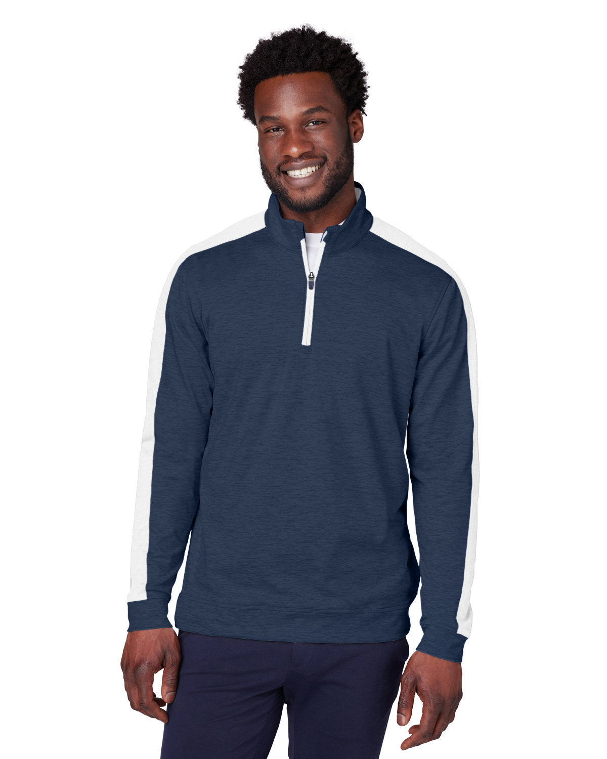 Puma Cloudspun Quarter-Zip-Knits and Layering-Puma-Navy-S-Thread Logic