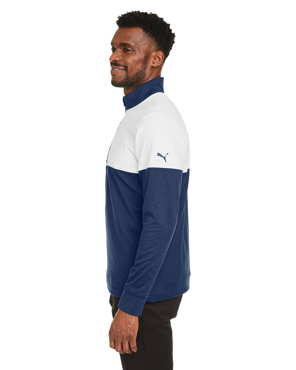 no-logo Puma Cloudspun Warm Up Quarter-Zip-Men's Layering-Puma Golf-Thread Logic