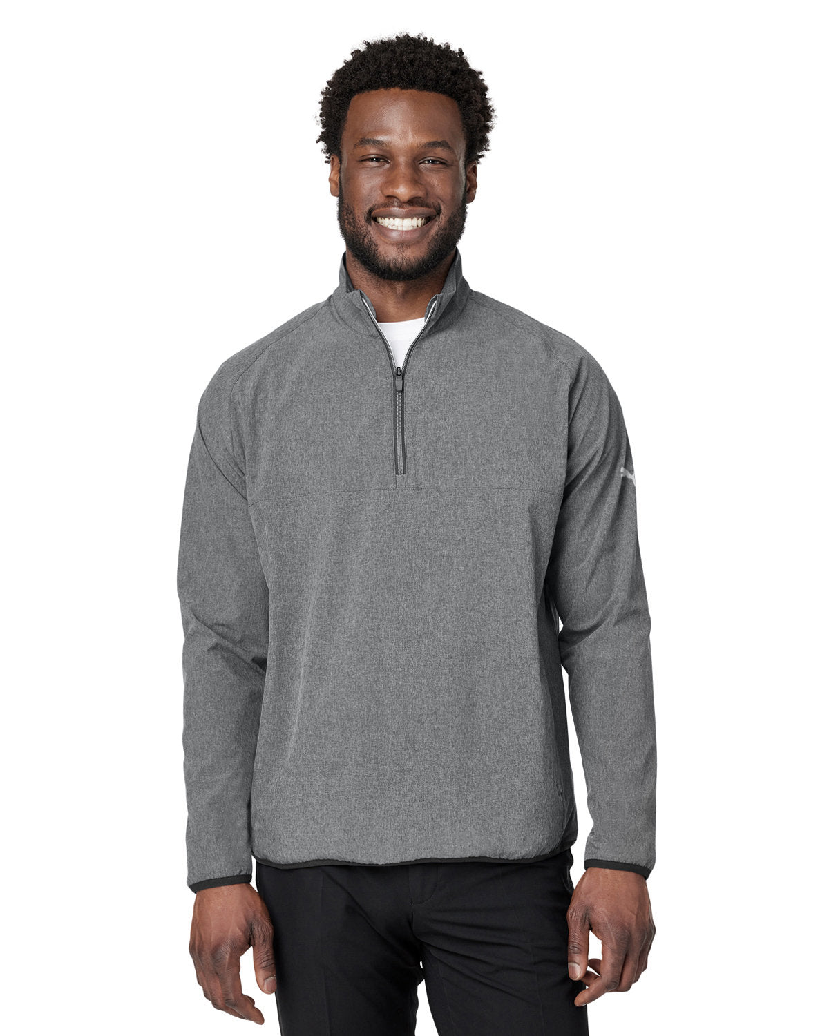 Puma Coastal Woven Quarter-Zip-Outerwear-Puma-Black-S-Thread Logic