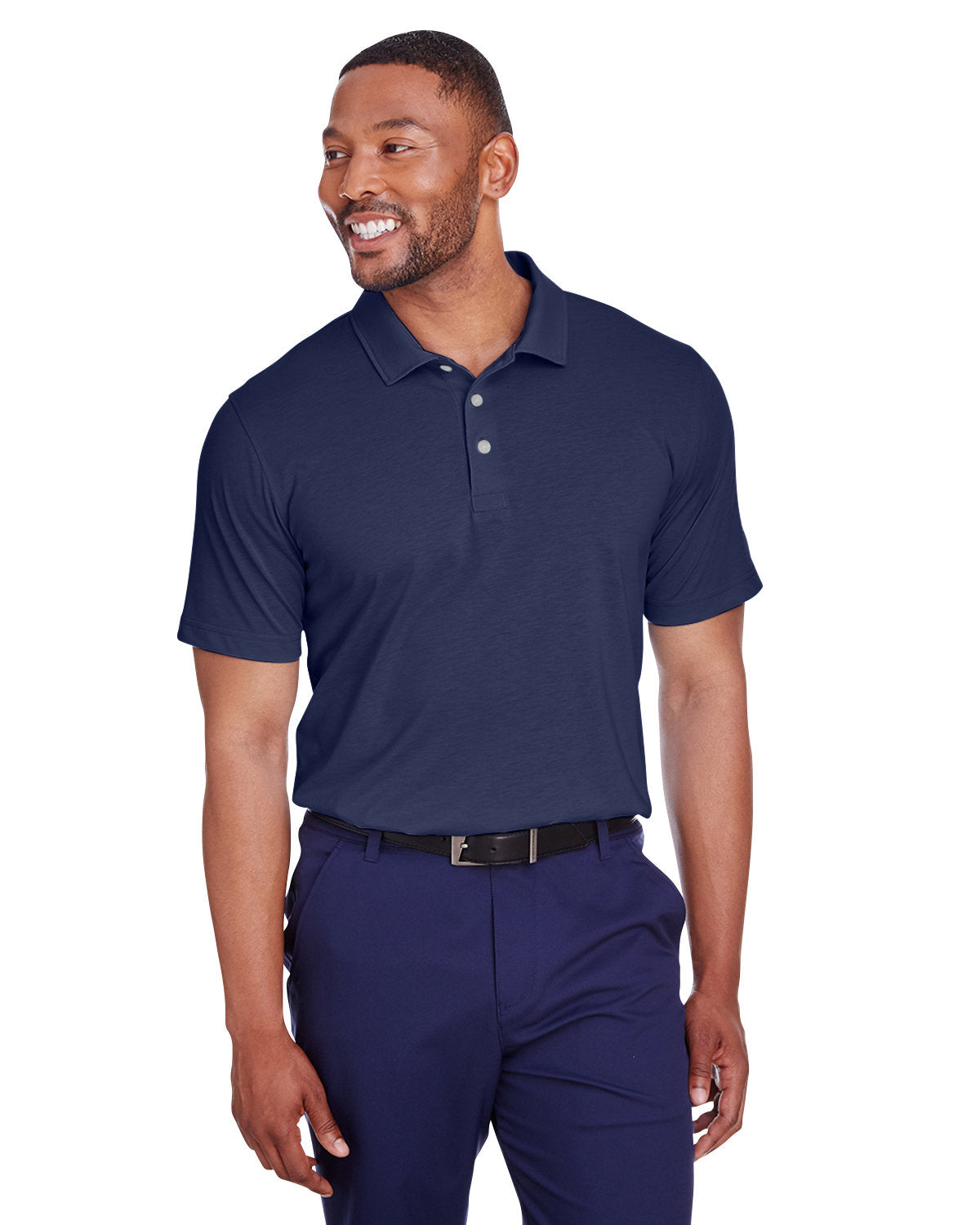 Puma Fusion Polo-Polos-Puma Golf-Peacoat-S-Thread Logic