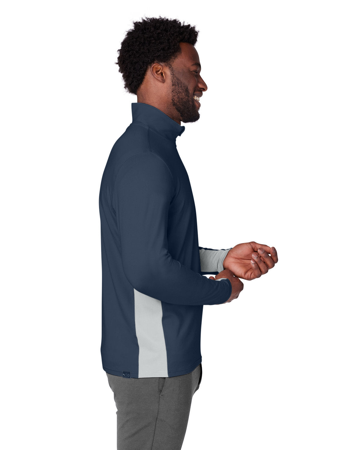 no-logo Puma Gamer Golf Quarter-Zip-Knits and Layering-Puma-Thread Logic