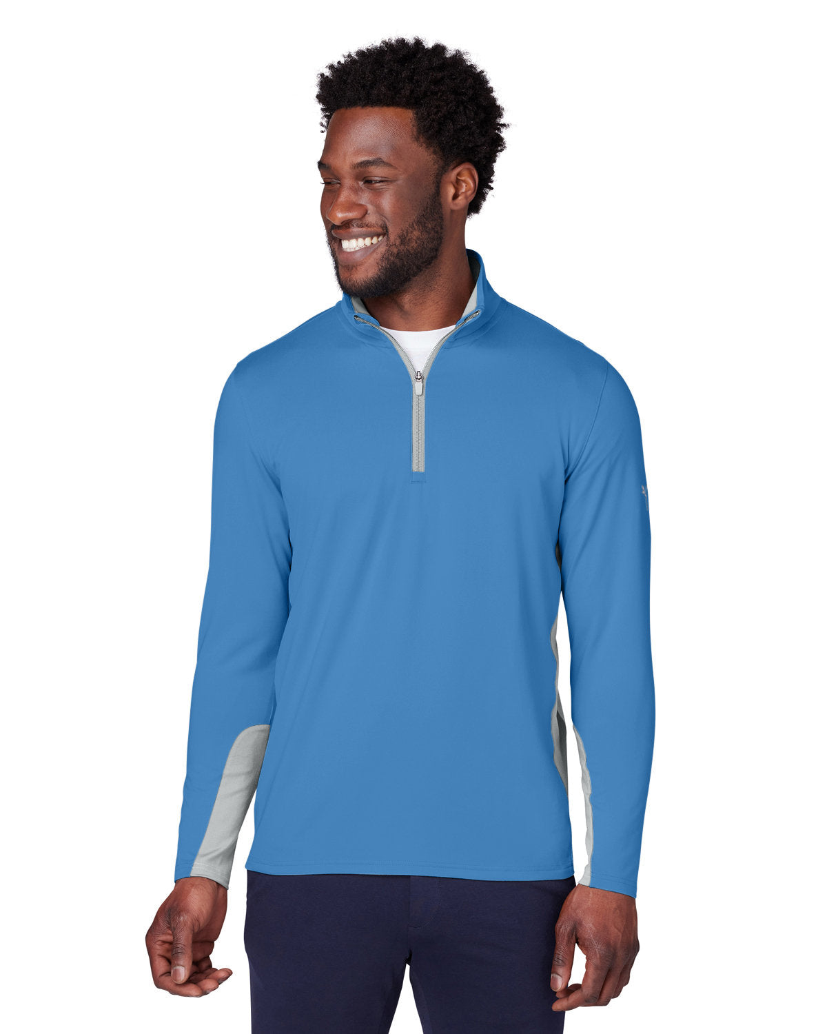 Puma Gamer Golf Quarter-Zip-Knits and Layering-Puma-Bright Cobalt-S-Thread Logic