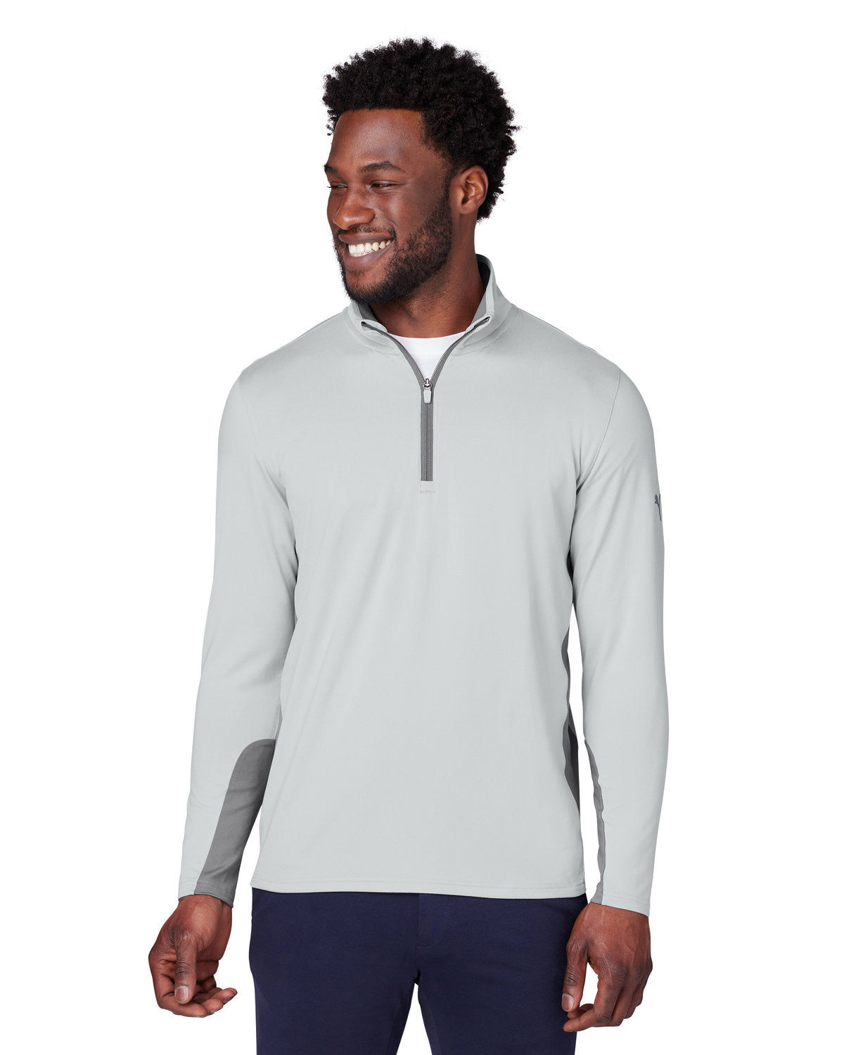 Puma Gamer Golf Quarter-Zip-Knits and Layering-Puma-High Rise-S-Thread Logic