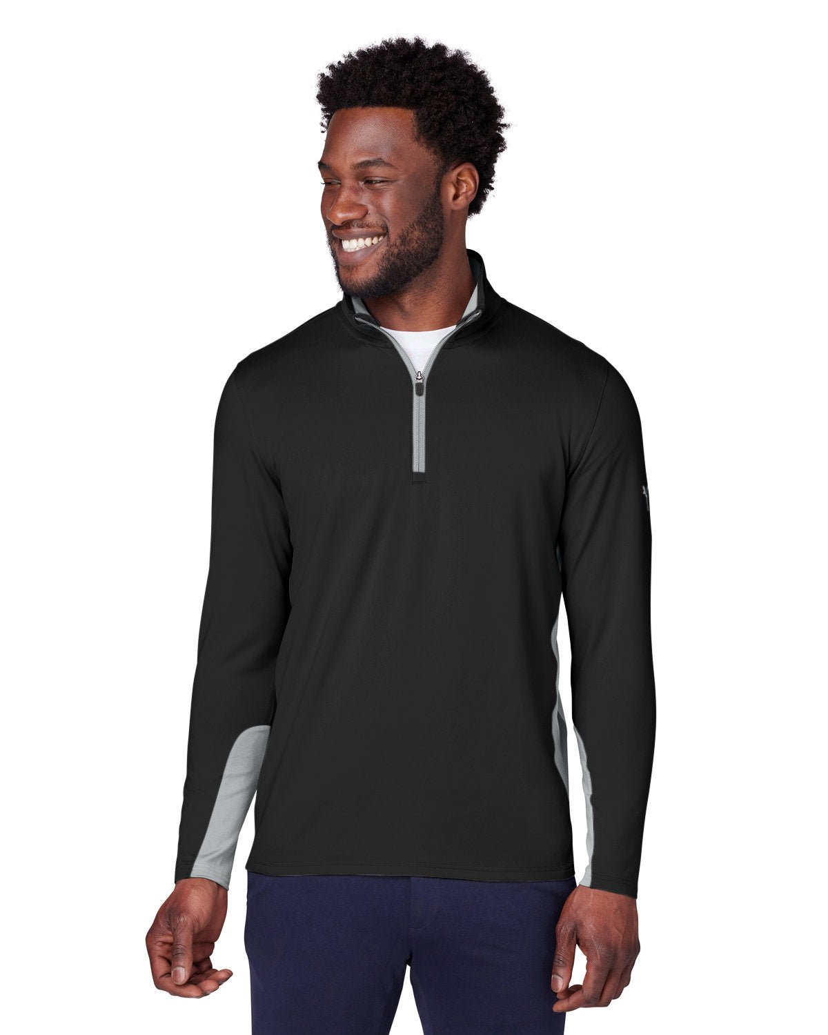 Puma Gamer Golf Quarter-Zip-Knits and Layering-Puma-Puma Black-S-Thread Logic