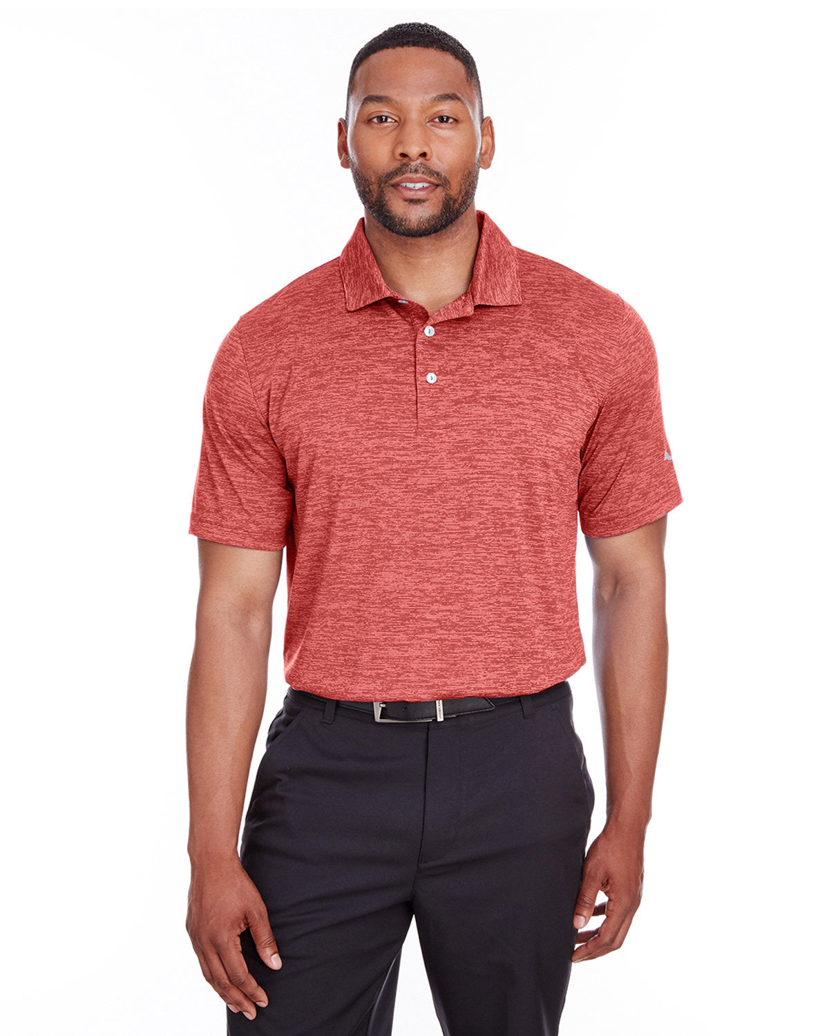 Puma Icon Heather Polo-Polos-Puma Golf-High Risk Red-S-Thread Logic