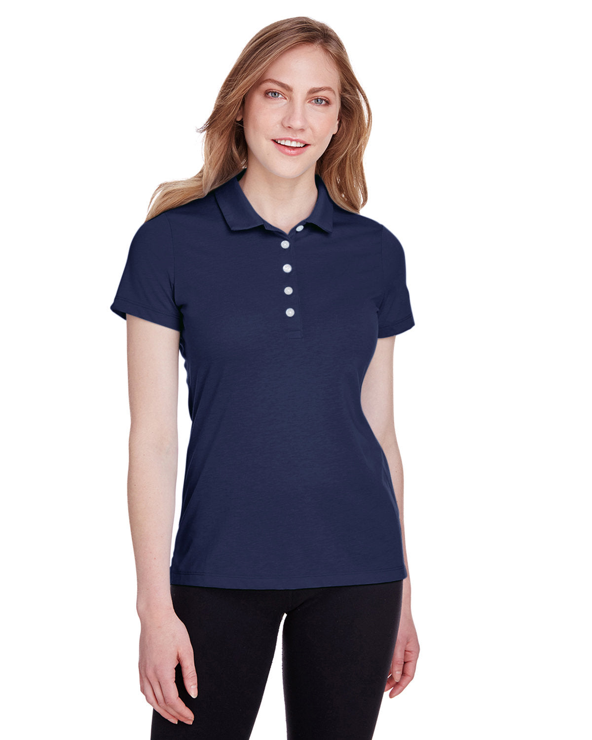 Puma Ladies Fusion Polo-Polos-Puma Golf-Peacoat-XS-Thread Logic