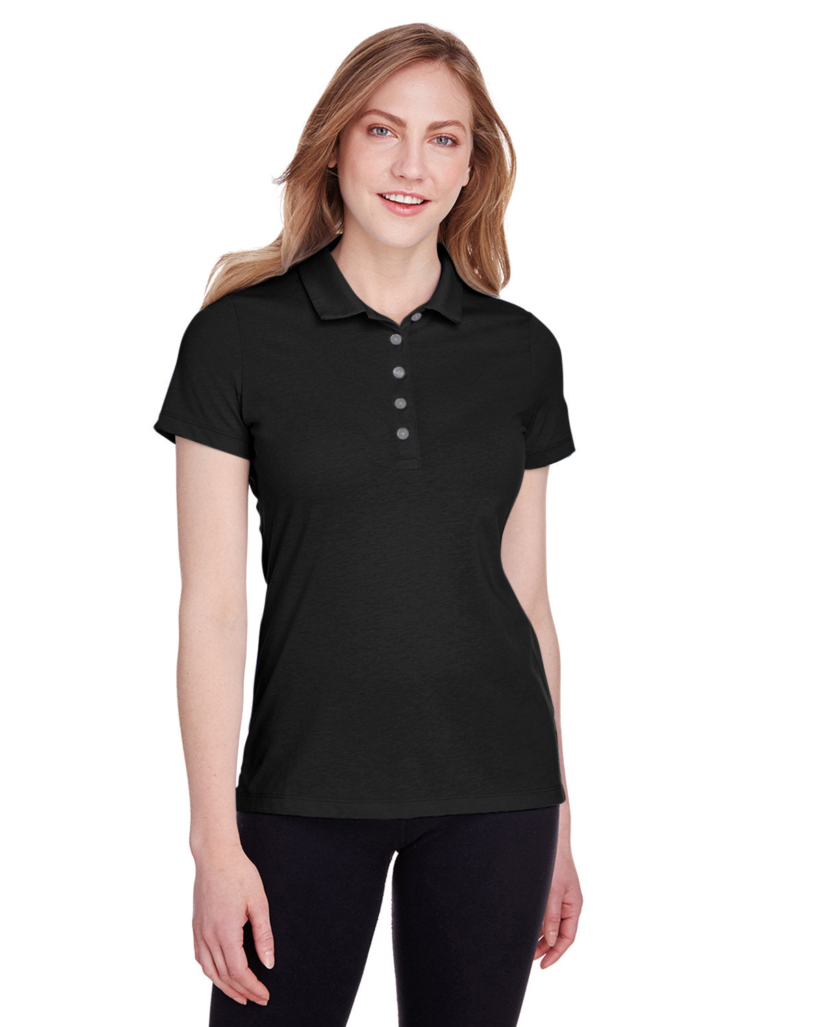 Puma Ladies Fusion Polo-Polos-Puma Golf-Puma Black-XS-Thread Logic