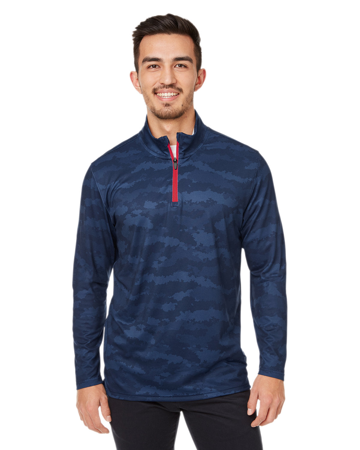 Puma Volition Flanked Quarter-Zip-Men's Layering-Puma Golf-Navy Blazer-S-Thread Logic