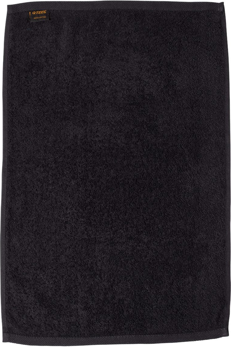 no-logo Q-Tees Deluxe Hemmed Hand Towel-Accessories-Q-Tees-Thread Logic