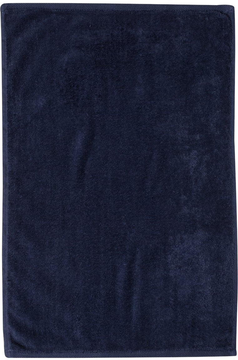 no-logo Q-Tees Deluxe Hemmed Hand Towel-Accessories-Q-Tees-Navy-1 Size-Thread Logic