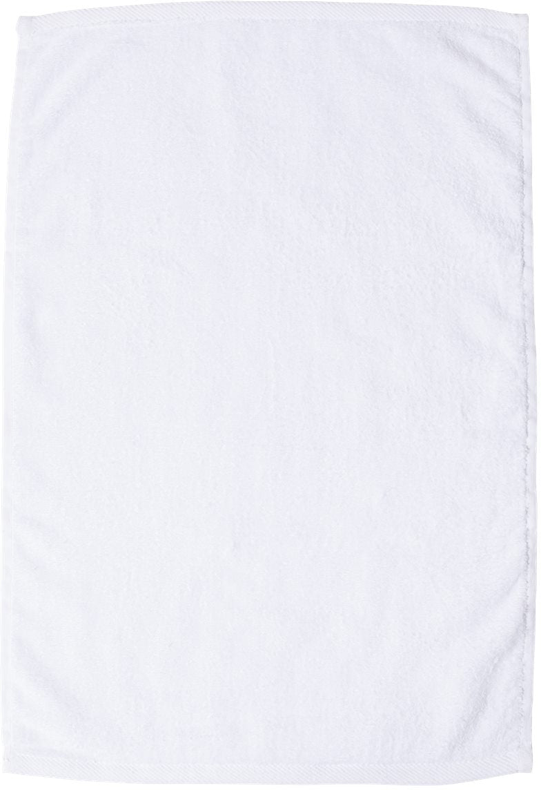 no-logo Q-Tees Deluxe Hemmed Hand Towel-Accessories-Q-Tees-White-1 Size-Thread Logic