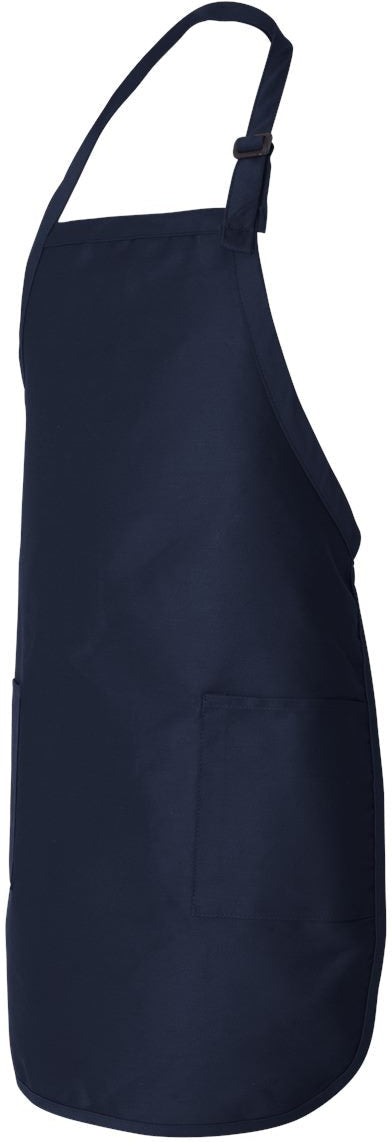 no-logo Q-Tees Full-Length Apron with Pockets-Accessories-Q-Tees-Thread Logic