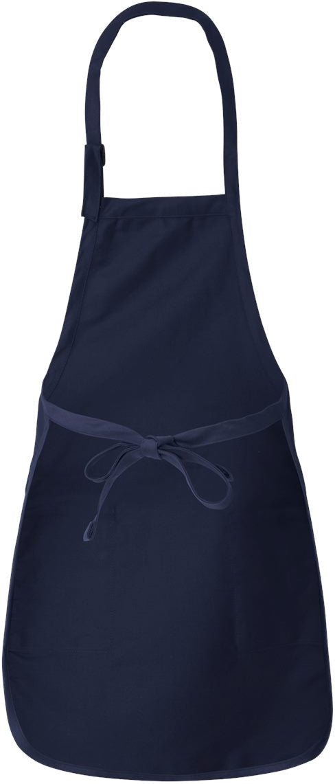 no-logo Q-Tees Full-Length Apron with Pockets-Accessories-Q-Tees-Thread Logic