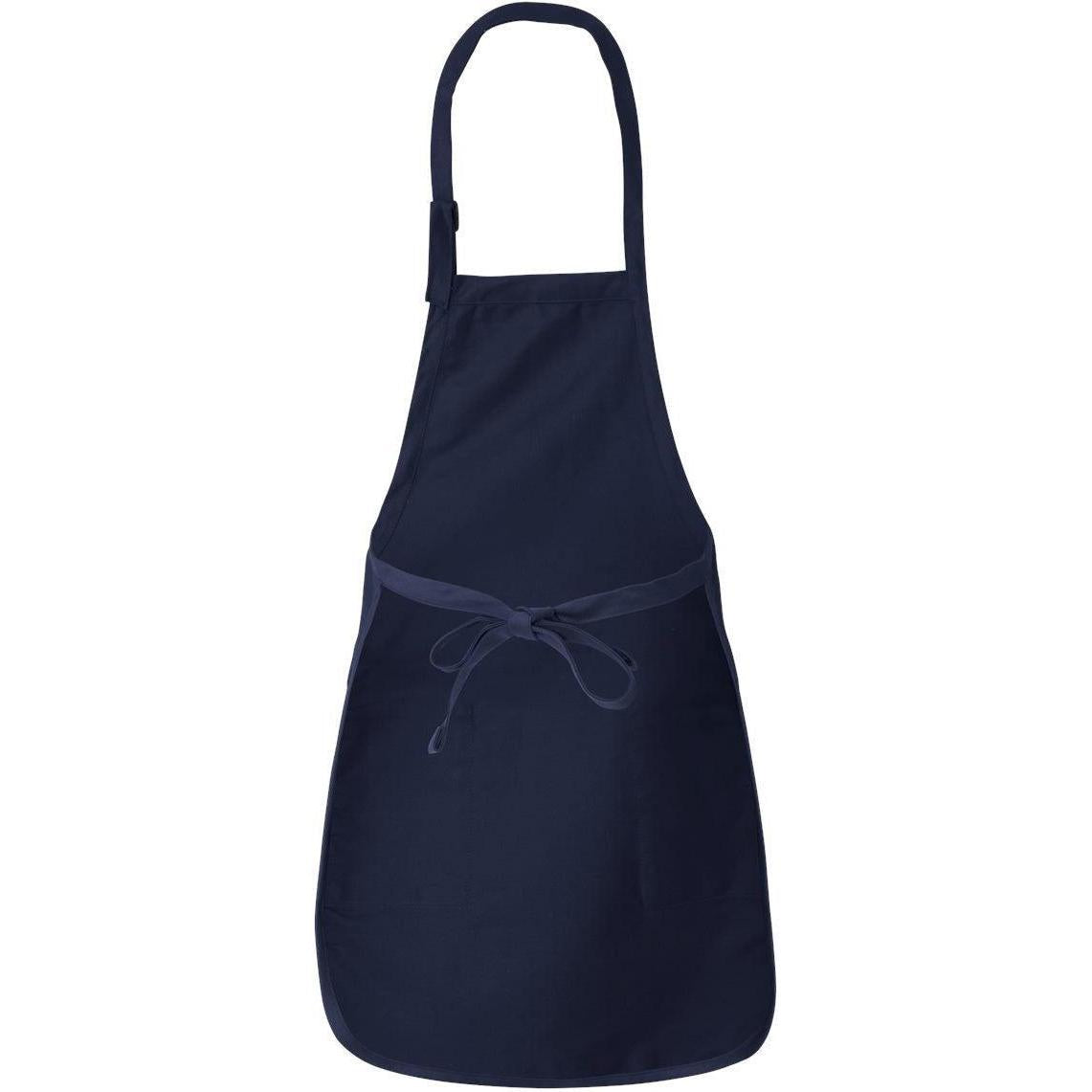 no-logo Q-Tees Full-Length Apron with Pockets-Accessories-Q-Tees-Thread Logic