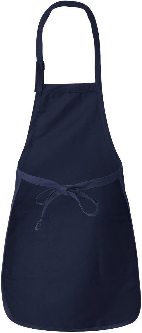 no-logo Q-Tees Full-Length Apron with Pockets-Accessories-Q-Tees-Thread Logic