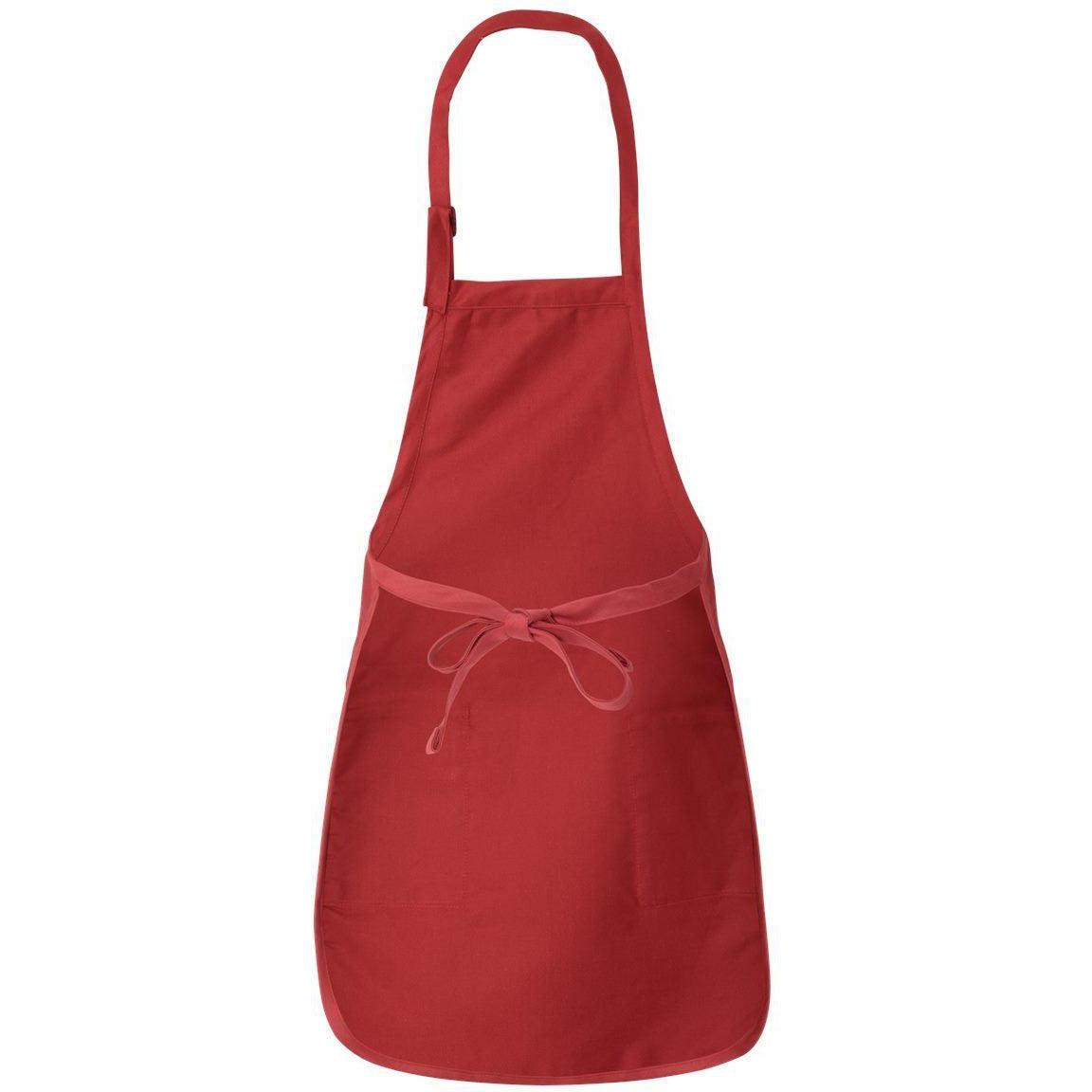 no-logo Q-Tees Full-Length Apron with Pockets-Accessories-Q-Tees-Thread Logic