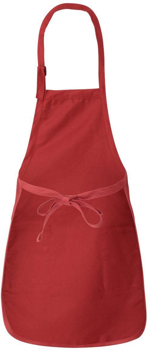 no-logo Q-Tees Full-Length Apron with Pockets-Accessories-Q-Tees-Thread Logic