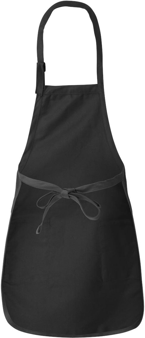 no-logo Q-Tees Full-Length Apron with Pockets-Accessories-Q-Tees-Thread Logic