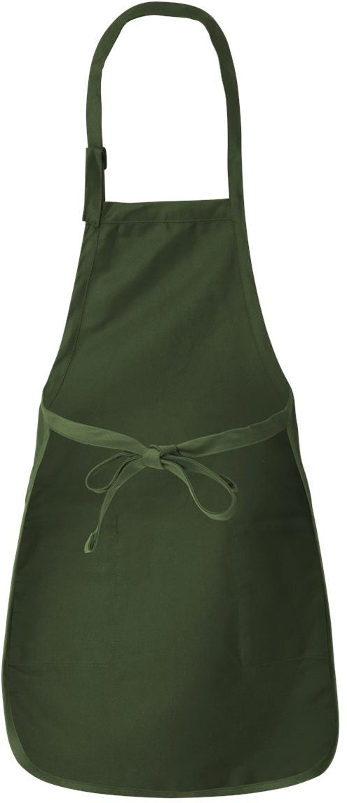 no-logo Q-Tees Full-Length Apron with Pockets-Accessories-Q-Tees-Thread Logic