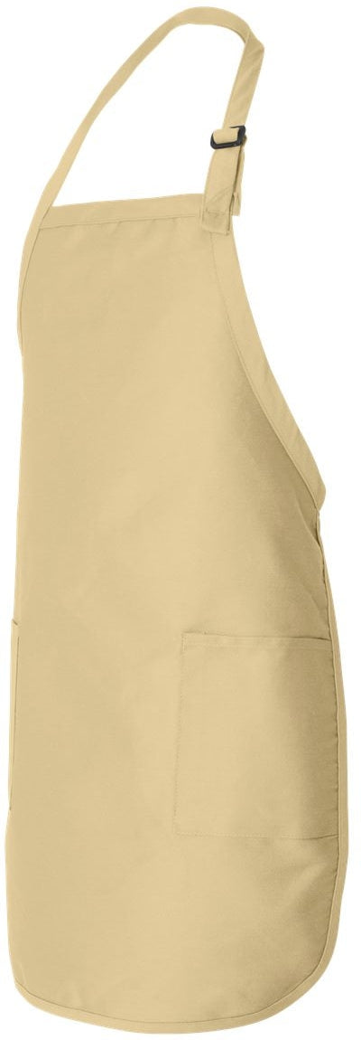 no-logo Q-Tees Full-Length Apron with Pockets-Accessories-Q-Tees-Thread Logic